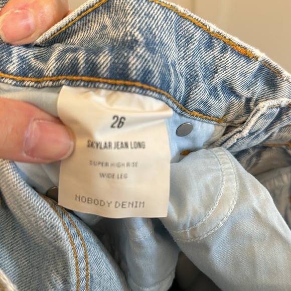 NWT Nobody Denim Skylar jeans size 26 sold out Revolve - Picture 9 of 9